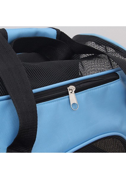 Pembe M Taşınabilir Pet Örgü Taşıma Çantası Pet Seyahat Çantaları Taşınabilir Katlanabilir Köpek Kedi Taşıyıcı Nefes Örgü Seyahat Kafesi Crossbody Tote Çanta (Yurt Dışından)