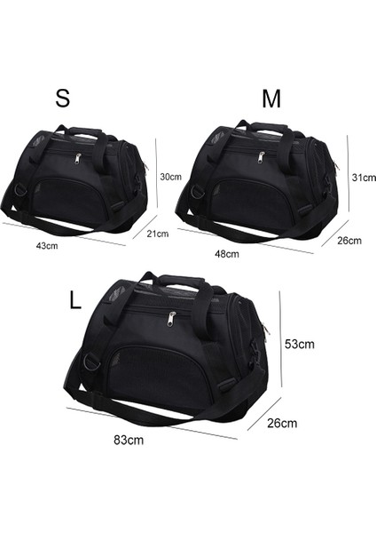 Pembe M Taşınabilir Pet Örgü Taşıma Çantası Pet Seyahat Çantaları Taşınabilir Katlanabilir Köpek Kedi Taşıyıcı Nefes Örgü Seyahat Kafesi Crossbody Tote Çanta (Yurt Dışından)
