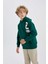 Erkek Çocuk NBA Boston Celtics Oversize Fit Kapüşonlu Kalın Sweatshirt A5531A823WN 5