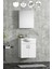 Yıldız Banyo Dolabı 50CM Beyaz Asma Kulplu 1