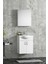 Yıldız Banyo Dolabı 50CM Beyaz Asma Kulplu 2