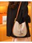 Deri Kadın Çarpma Renk Büyük Kapasiteli Tek Omuz Crossbody Yumuşak Deri Kova Gelgit Çanta (Yurt Dışından) 3