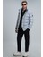 Barder Erkek Basic Gömlek Slim Fit Lacivert 4