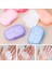 40 Pcs Rastgele Renk 60 Pcs Tek Kullanımlık Sabun Kağıdı Seyahat Sabunu Kağıt Yıkama El Banyosu Temiz Kokulu Dilim Sayfaları Mini Kağıt Sabunu Banyo Malzemeleri (Yurt Dışından) 4
