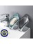 B02 Yaprak Şekli Sabun Bulaşık Drenaj Sabunluk Kutusu Banyo Duş Sabunluk Sünger Depolama Plaka Tepsisi Banyo Malzemeleri Banyo Gadg (Yurt Dışından) 2