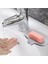 Beyaz Silikon Sabunluk Kendinden Boşaltma Sünger Tutucu Banyo Duş Sabunluk Mutfak Drenaj Lavabo Sünger Depolama (Yurt Dışından) 5