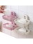 Çift Açık Bej Oyourlıfe Duvara Monte Buğday Samanı Sabunluk Banyo Çift Katmanlı Drenaj Sabunluk Duş Sabunluk Banyo Aksesuarları (Yurt Dışından) 2