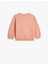 Sweatshirt Uzun Kollu Bisiklet Yaka Baskı Detaylı Şardonlu Pamuklu 2