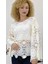Ispanyol Kol Örgü Desenli Triko Bluz 2