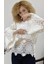 Ispanyol Kol Örgü Desenli Triko Bluz 5