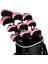 10X Golf Irons Golf Sopası Kılıfı Seti Fairway Woods Için Çift Renkli Başörtüleri Siyah ve Pembe (Yurt Dışından) 4
