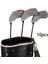 10X Golf Irons Golf Sopası Kılıfı Seti Fairway Woods Için Çift Renk Headcovers Gri Kırmızı (Yurt Dışından) 4