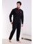 Flkn 7202 Polar Kışlık Erkek Ev Pijama Takımı Uyku Takımı 3