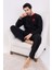 Flkn 7202 Polar Kışlık Erkek Ev Pijama Takımı Uyku Takımı 5