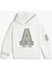 Kapşonlu Sweatshirt Sim Baskı Detaylı Uzun Kollu Şardonlu 1