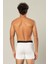 Erdem Beyaz Pamuk Elastan Uzun Boxer 1417 2