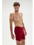 Erdem 3'lü Bordo Erkek Süper İnce Doğal Bambu Uzun Boxer 1013 3