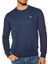 Tommy Jeans Mens Twilight Navy Repeat Logo Sleeve Jumper 1