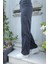 Kadın Çimalı Bol Paça Pantolon Eşofman BRC6502 Füme 3