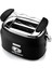 Ekmek Kızartma Makinesi - Retro Series 2 Slice Toaster Siyah 4
