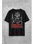 Skull Ganster Mafia Temalı Silahlı Adam Sırt Ön Baskılı Oversize Tişört T-Shirt 1