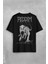 Riddim Dinazor T-Rex Metal Rock Dinosaurs Gothic Sırt Ön Baskılı Oversize Tişört T-Shirt 1