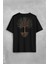 Nature Hayat Ağacı Kuru Ağaç Kökü Sırt Ön Baskılı Oversize Tişört T-Shirt 1