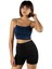 Kadın Lacivert İp Askılı Crop Top Büstiyer Bluz Atlet 23K-TRP-CRP01 1