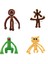 JeaLove Jea·love 4 Pieces Rainbow Friends Stuffed Toys Kids Gifts Dolls (Yurt Dışından) 1