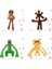 JeaLove Jea·love 4 Pieces Rainbow Friends Stuffed Toys Kids Gifts Dolls (Yurt Dışından) 2