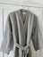 4 Kat Müslin Pamuk Antrasit Açık Gri Kimono Unisex M Bornoz - Sabahlık 2