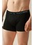 Exclusive 3 Adet Erkek Pamuklu Esnek Boxer Siyah 4