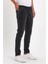 Erkek Regular Fit Yüksek Bel Klasik Kesim Rahat Moda Kot Pantolon Antrasit 3