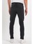 Erkek Regular Fit Yüksek Bel Klasik Kesim Rahat Moda Kot Pantolon Antrasit 5