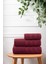 Lısa Bukle Jakarlı Havlu Bordo 70x130 1