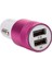 Çakmak Soketi Çift Usb'li-Pembe / ICCA84-3 1