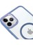 iPhone 11 Pro Lüks Magsafe Kablosuz Şarj Mıknatıslı Mavi Renkli Kılıf 3