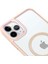 iPhone 11 Pro Lüks Magsafe Kablosuz Şarj Mıknatıslı Pembe Renkli Kılıf 3