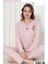 Kışlık Orta Kalınlıkta Nakışlı Pijama Takımı 1