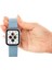Watch Tüm Modeller Uyumlu Cırt Cırtlı Ayarlanabilir Bez Mavi Kordon 38 40 41 mm 3