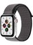 Watch Tüm Modeller Uyumlu Cırt Cırtlı Ayarlanabilir Bez Açık Gri Kordon 38 40 41 mm 2