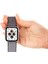 Watch Tüm Modeller Uyumlu Cırt Cırtlı Ayarlanabilir Bez Açık Gri Kordon 38 40 41 mm 3