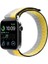 Watch Tüm Modeller Uyumlu Cırt Cırtlı Ayarlanabilir Bez Sarı Beyaz Kordon 38 40 41 mm 2