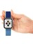 Watch Tüm Modeller Uyumlu Cırt Cırtlı Ayarlanabilir Bez Lacivert Mavi Kordon 42 44 45 49 mm 3