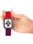 Watch Tüm Modeller Uyumlu Cırt Cırtlı Ayarlanabilir Bez Kırmızı Mor Kordon 38 40 41 mm 3