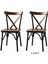 Mutfak Sandalye Cafe Sandalye Salon Sandalye Çapraz Tonet Sandalye 2 Adet 1