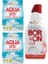 Aquabor Toz Çamaşır Deterjanı 6 Kgx2 Beyazlar + Jel Bulaşık 2