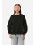 Yazılı Bisiklet Yaka Sweatshirt 1