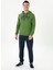 Kapüşon Yaka Yeşil Erkek Sweatshirt Calın 4