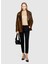 Yüksek Bel Slim Fit Siyah Kadın Pantolon 4BYW55AH6 1